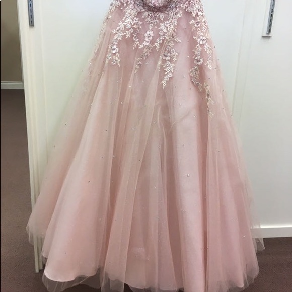 Mori lee rose gold grad dress - Picture 6 of 8